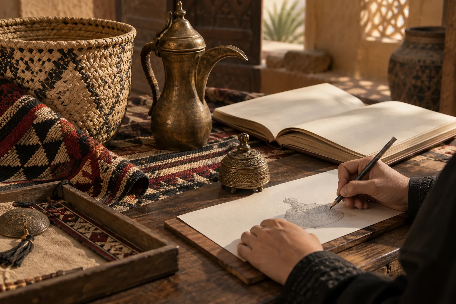 مواد وحرف في مجموعة ثقافية سعودية / Materials and crafts in a Saudi cultural collection